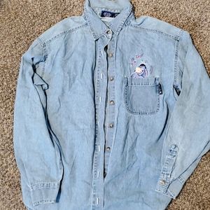 Vintage pooh jean shirt